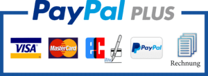 Online Bezahlen mit Überweisung oder PayPal.